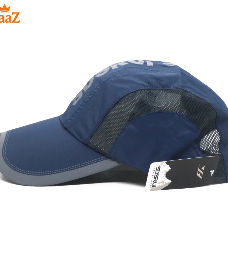 Quick Dry Mesh Athlete Blue Athlete Imported Cap