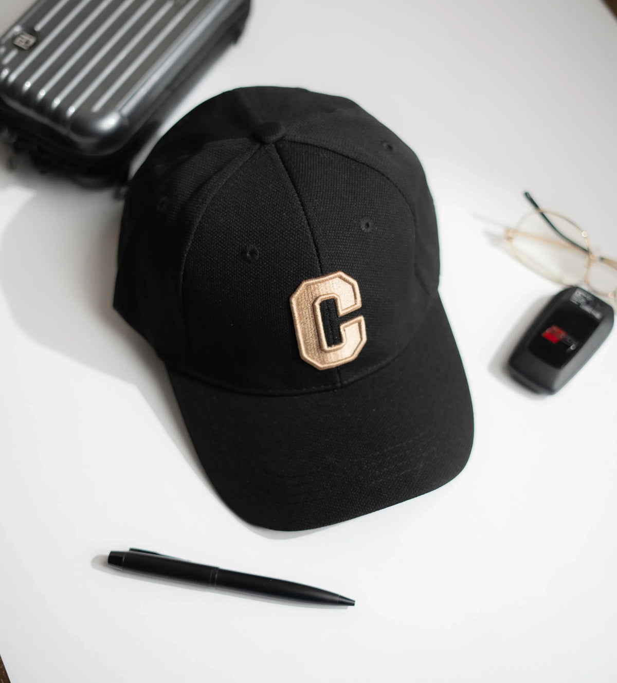 The Premium Black Crown Cap