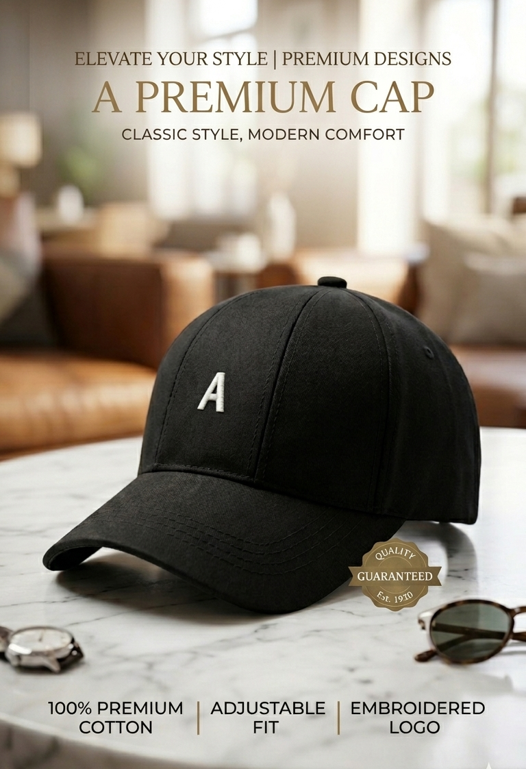 Arsenal Premium Quality Black Cap