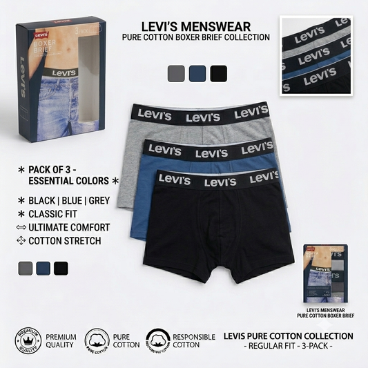 LVS Boxer Premium Quality Pack of 3 boxer