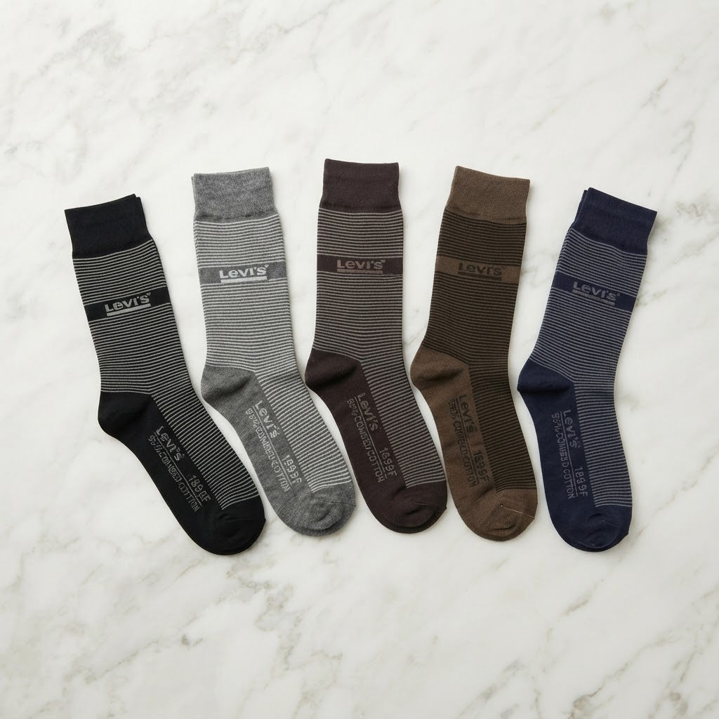 Signature L.V.S Premium Quality Socks Gift pack of 5