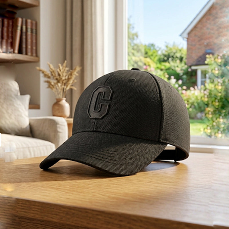 Crown C Imported Black Cap