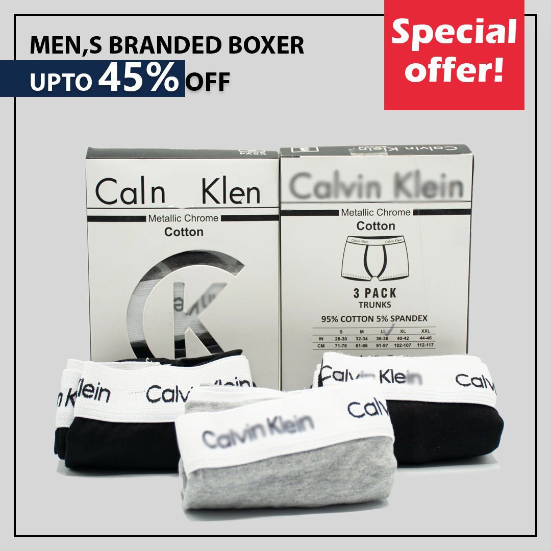 Caln Kln Premium Quality Pack of 3 Boxer - Urban Monarch